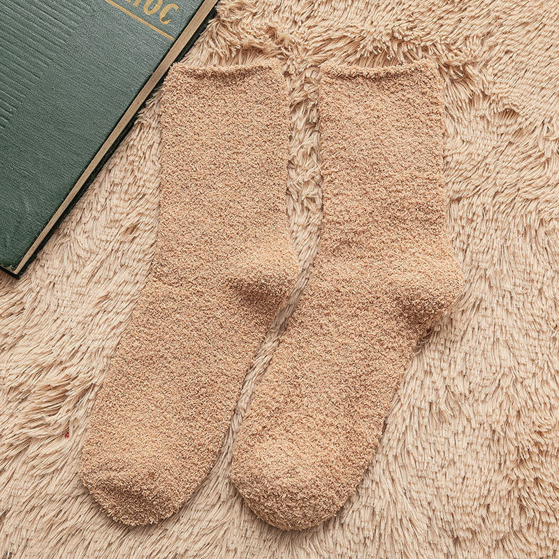 Men's Fleece Thick Sleep Socks for Fall and Winter
