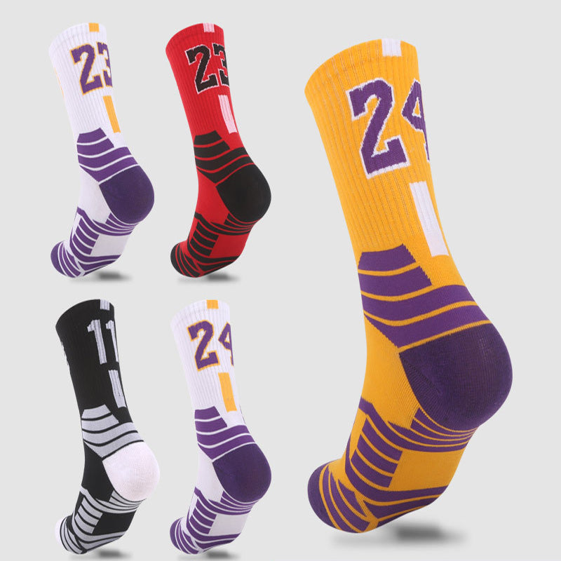 Professional Basketball Socks for Outdoor Sports and Running