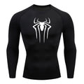 Men's Long Sleeve Fitness Shirt - Breathable Polyester T-Shirt