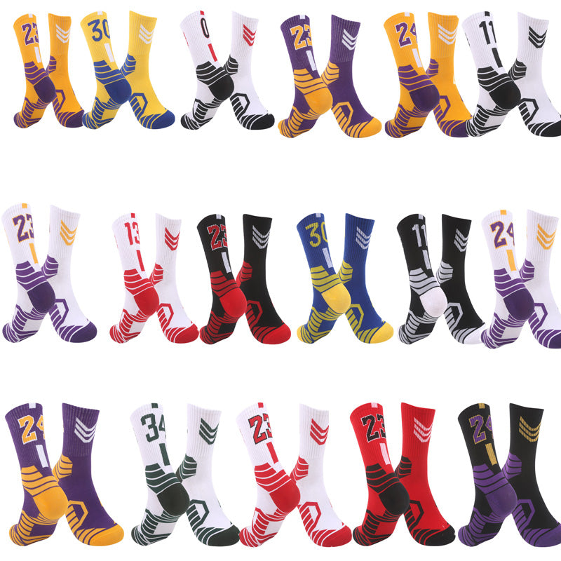 Professional Basketball Socks for Outdoor Sports and Running