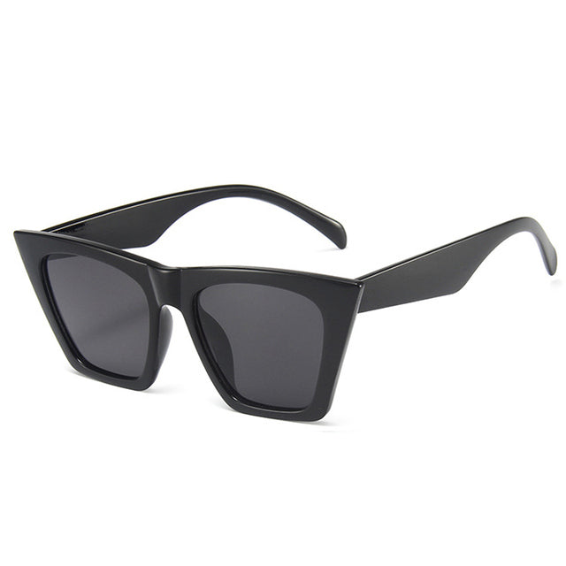 Women's Trendy Cat Eye Sunglasses in Brown