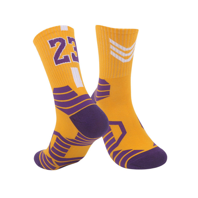 Professional Basketball Socks for Outdoor Sports and Running