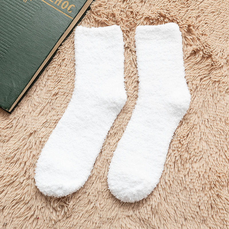 Men's Fleece Thick Sleep Socks for Fall and Winter